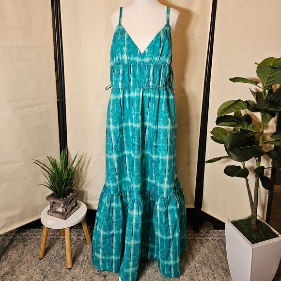 INC International Concepts Dresses & Skirts - NWT I.N.C. Tie Dye  V-Neck Maxi Dress Size XL